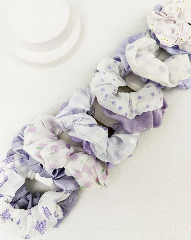Lavender Scrunchie Set