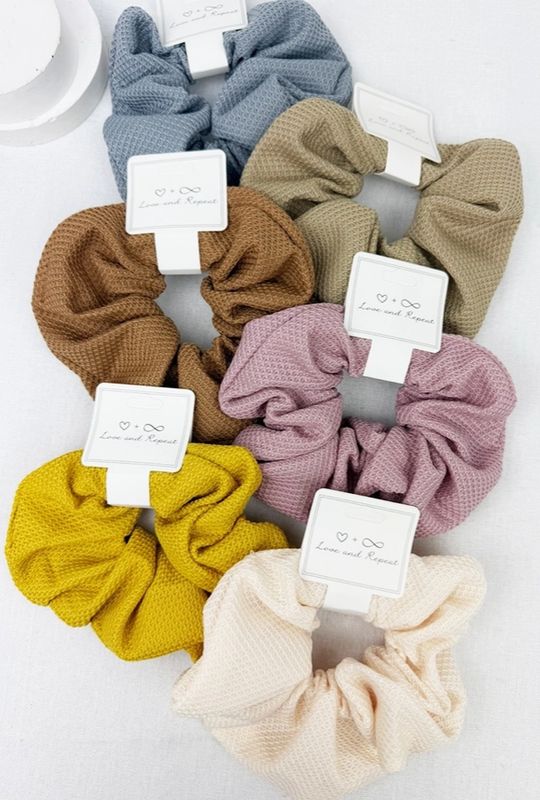 Waffle Scrunchie