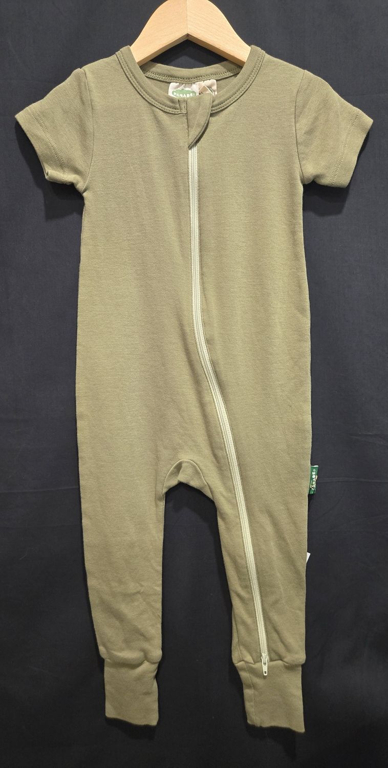 18-24m Parade Olive Short Sleeve Sleeper