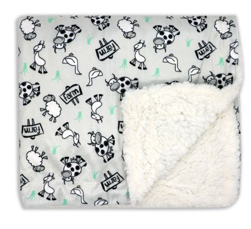 Farm Sherpa Blanket
