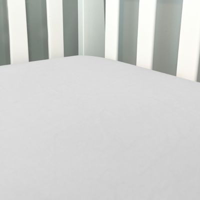 Solid Flannel Crib Sheet
