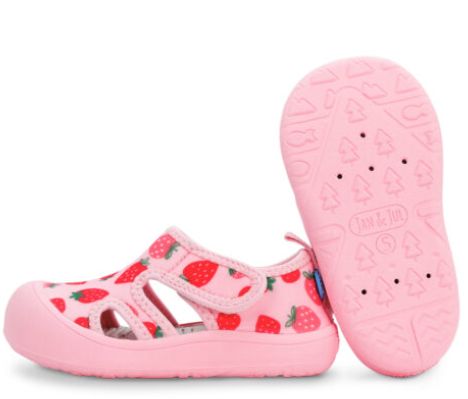 SunnyBreeze Sandals, Colour: Pink Strawberry, Size: 4