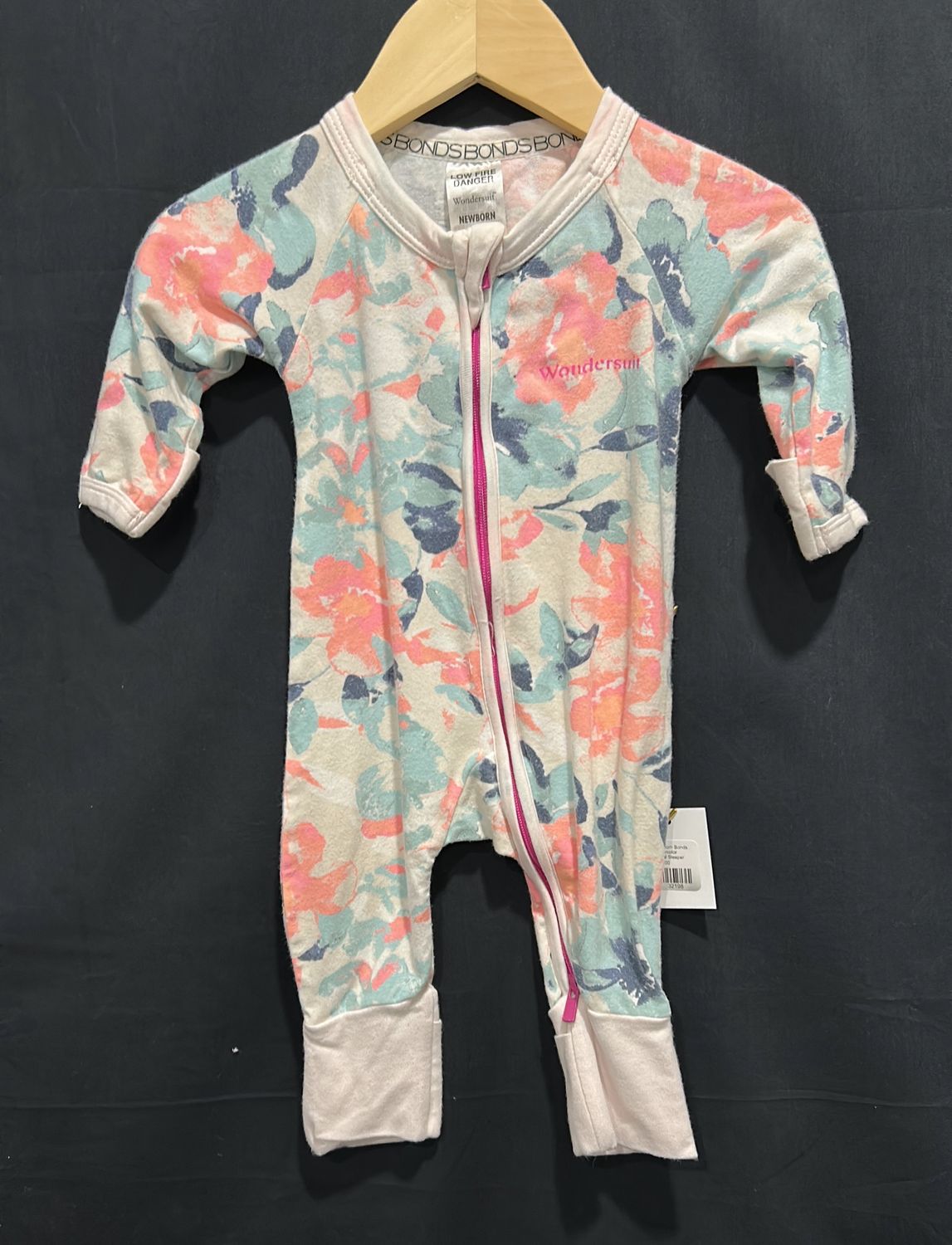 Newborn Bonds Watercolor Floral Sleeper