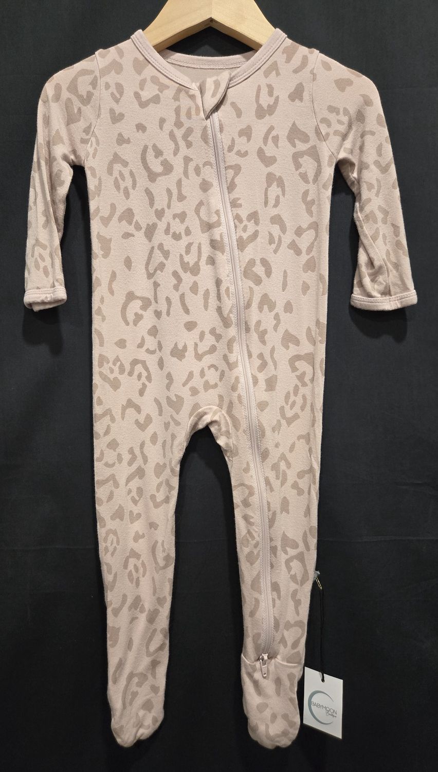6-12m Kyte Pink Cheetah Sleeper
