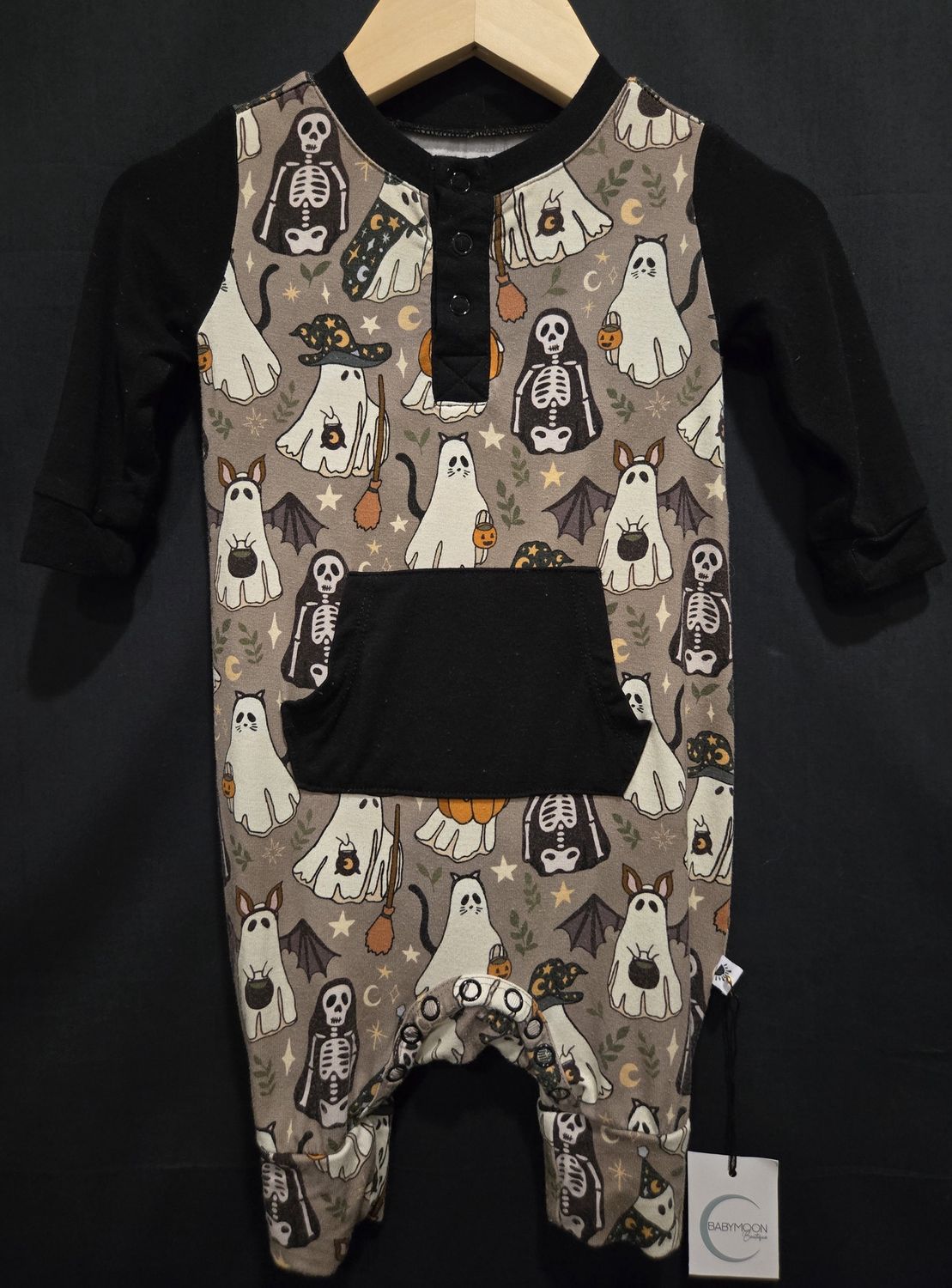 0-3m Ploom Ghost Romper