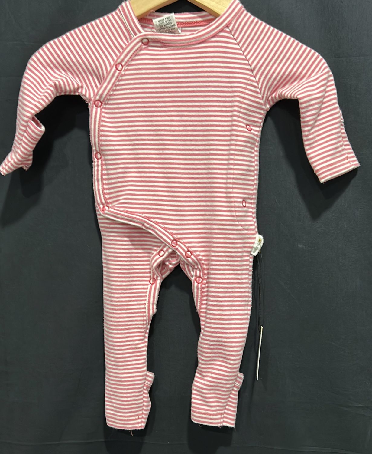 Newborn Bonds Pink/White Sleeper