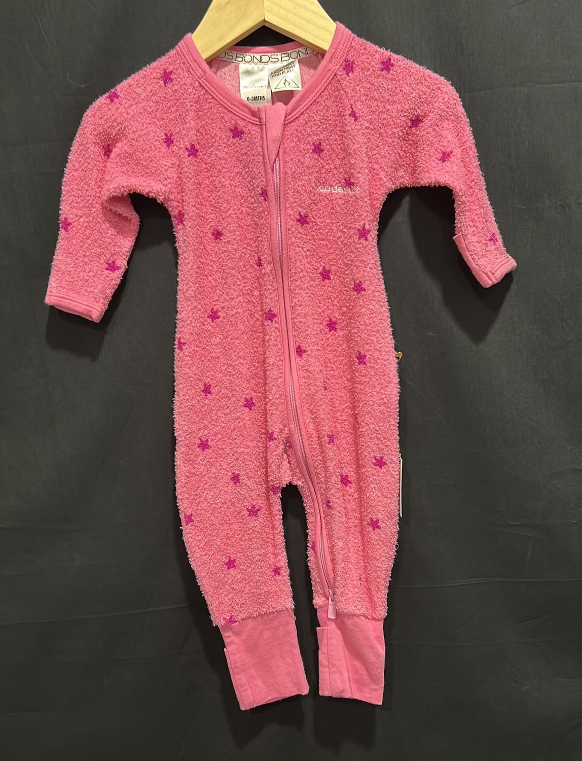 0-3m Bonds Pink Star Sleeper