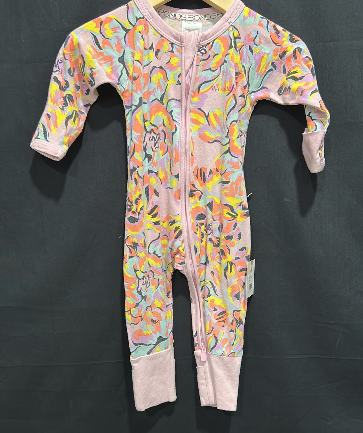 0-3m Bonds Vibrant Flower Sleeper