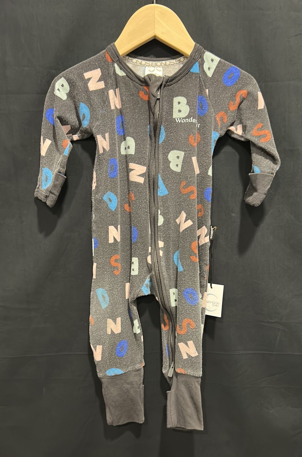 3-6m Bonds Letters Sleeper