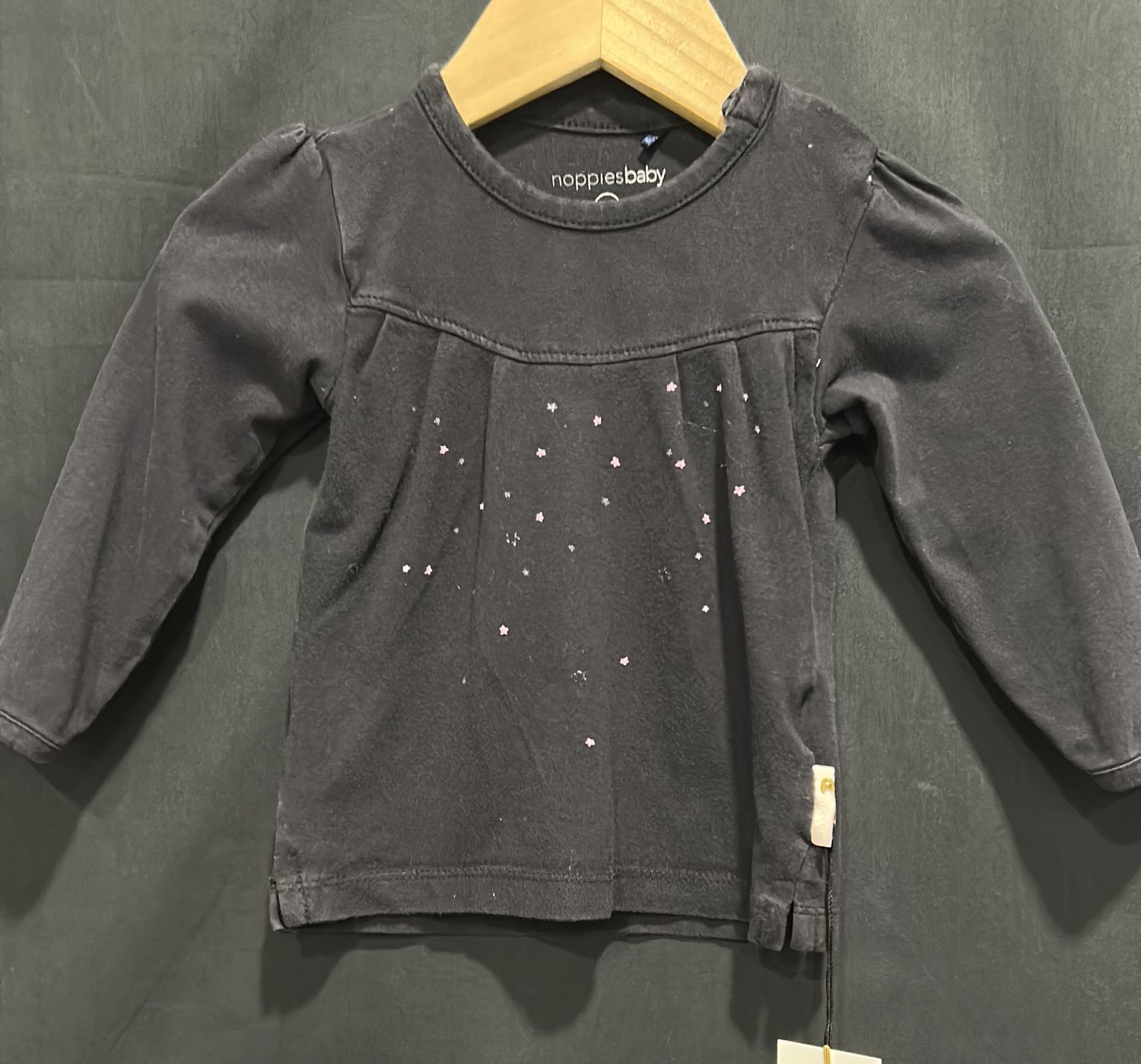 4-6m Noppies Black Long Sleeve