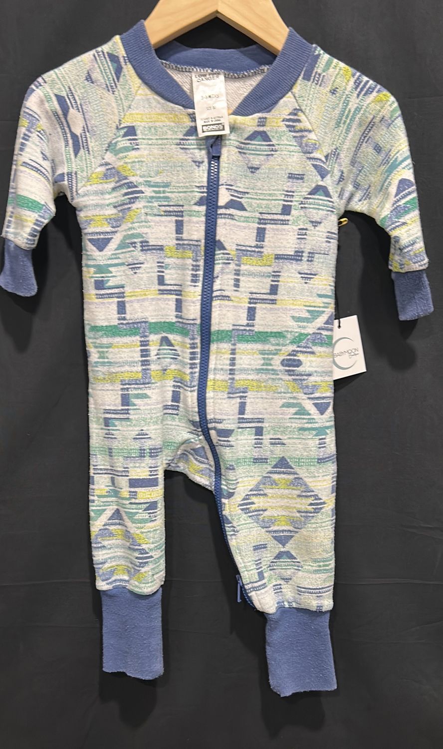 3-6m Bonds Retro ZigZag Sleeper