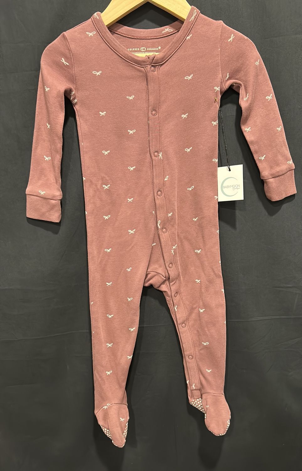 6-12m Colored Organics Mauve Sleeper