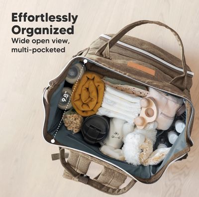 Original Diaper Backpack Coffee Brown