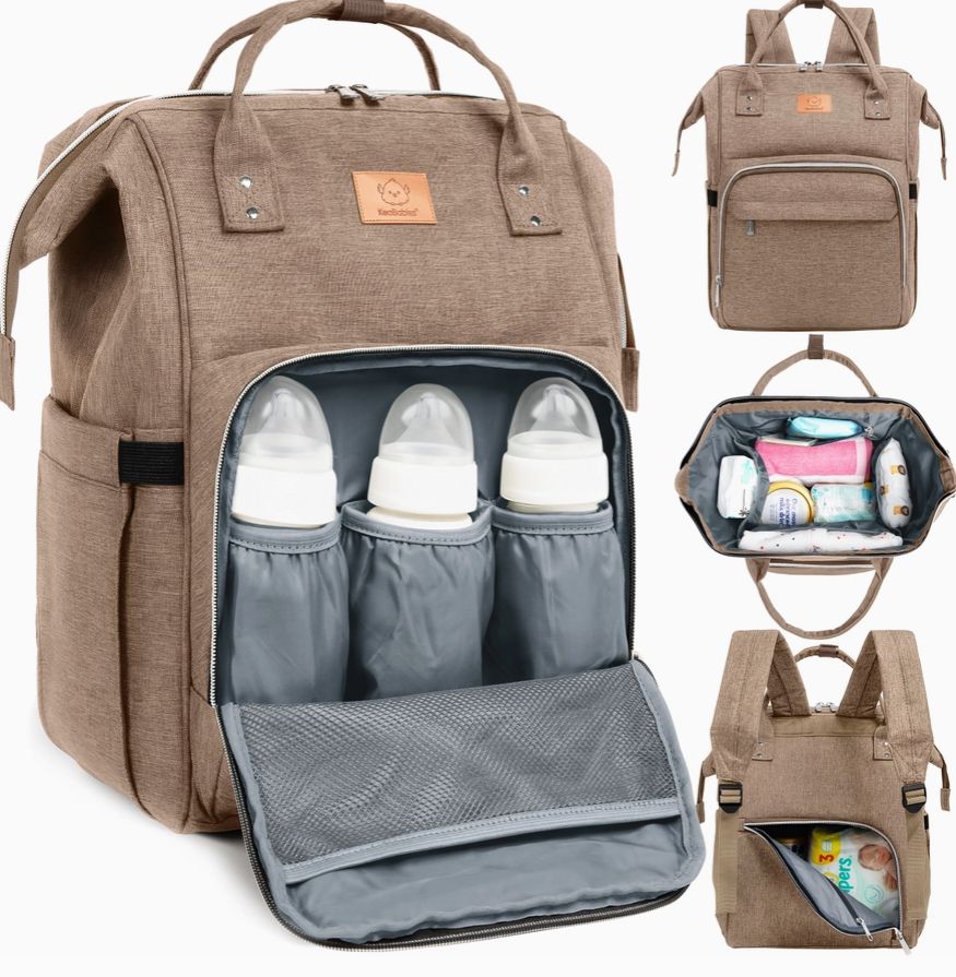 Original Diaper Backpack Coffee Brown