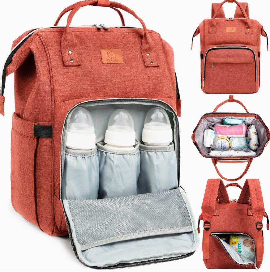 Original Diaper Backpack Rustic Red