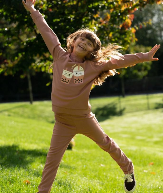 Chocolate Fleece Sweatshirt