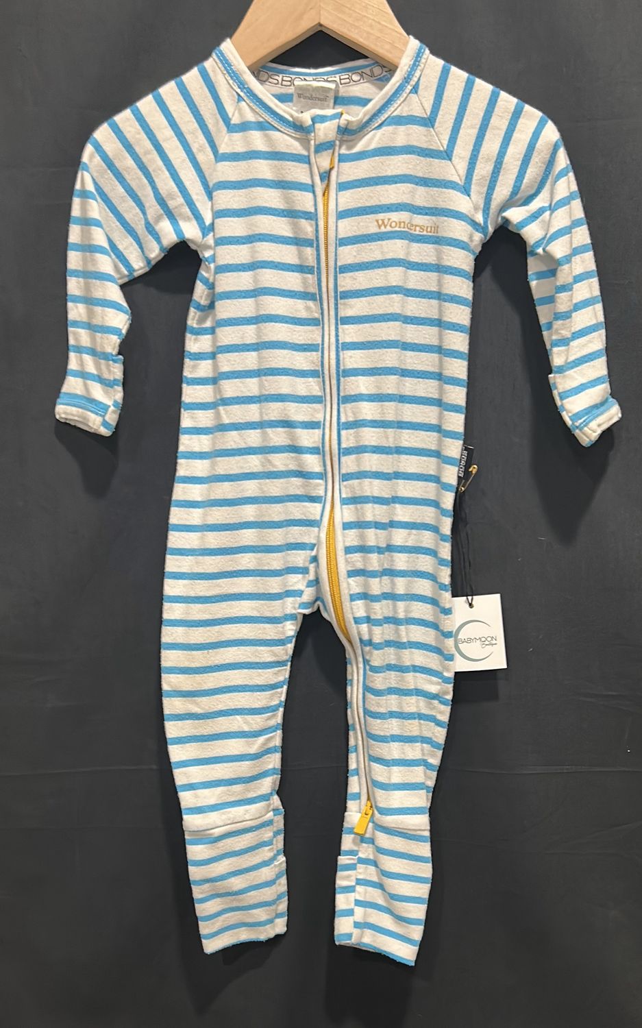3-6m Bonds Blue Stripe Sleeper