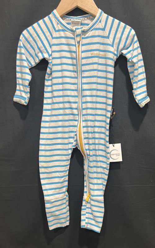 3-6m Bonds Blue Stripe Sleeper