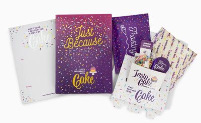 Just Because Cake Card