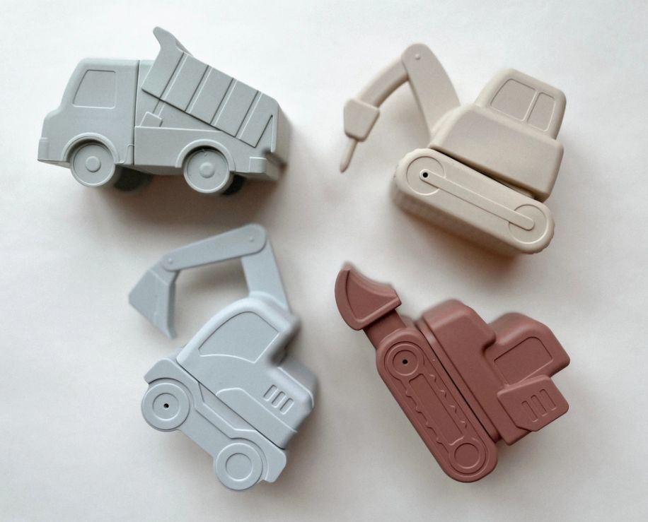Construction Bath Toys- Pastel