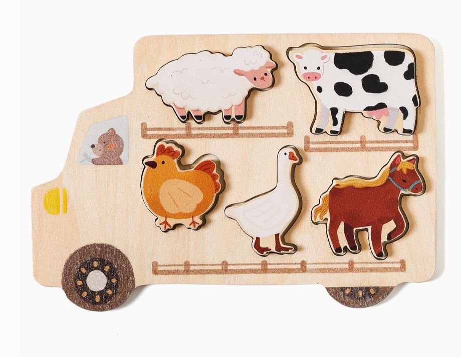 Farm Animal Wooden Puzzle