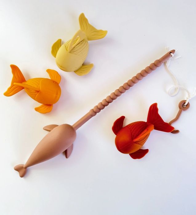 Fishing Bath Toy, Colour: Coral