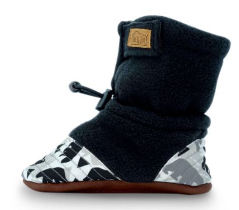 Stay-Put Cozy Booties, Colour: Bear, Size: S