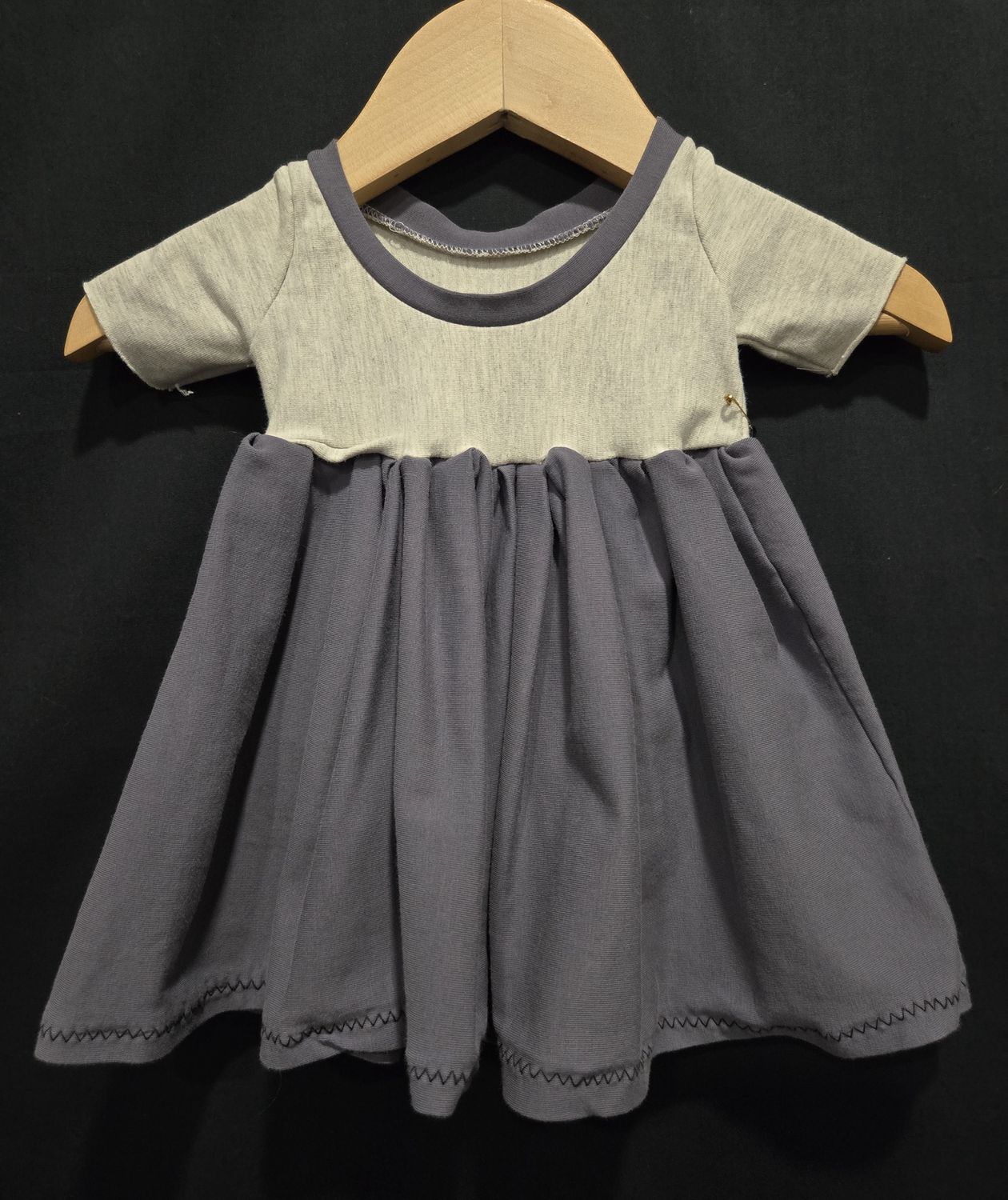 0-3m Small Shop Grey Dress