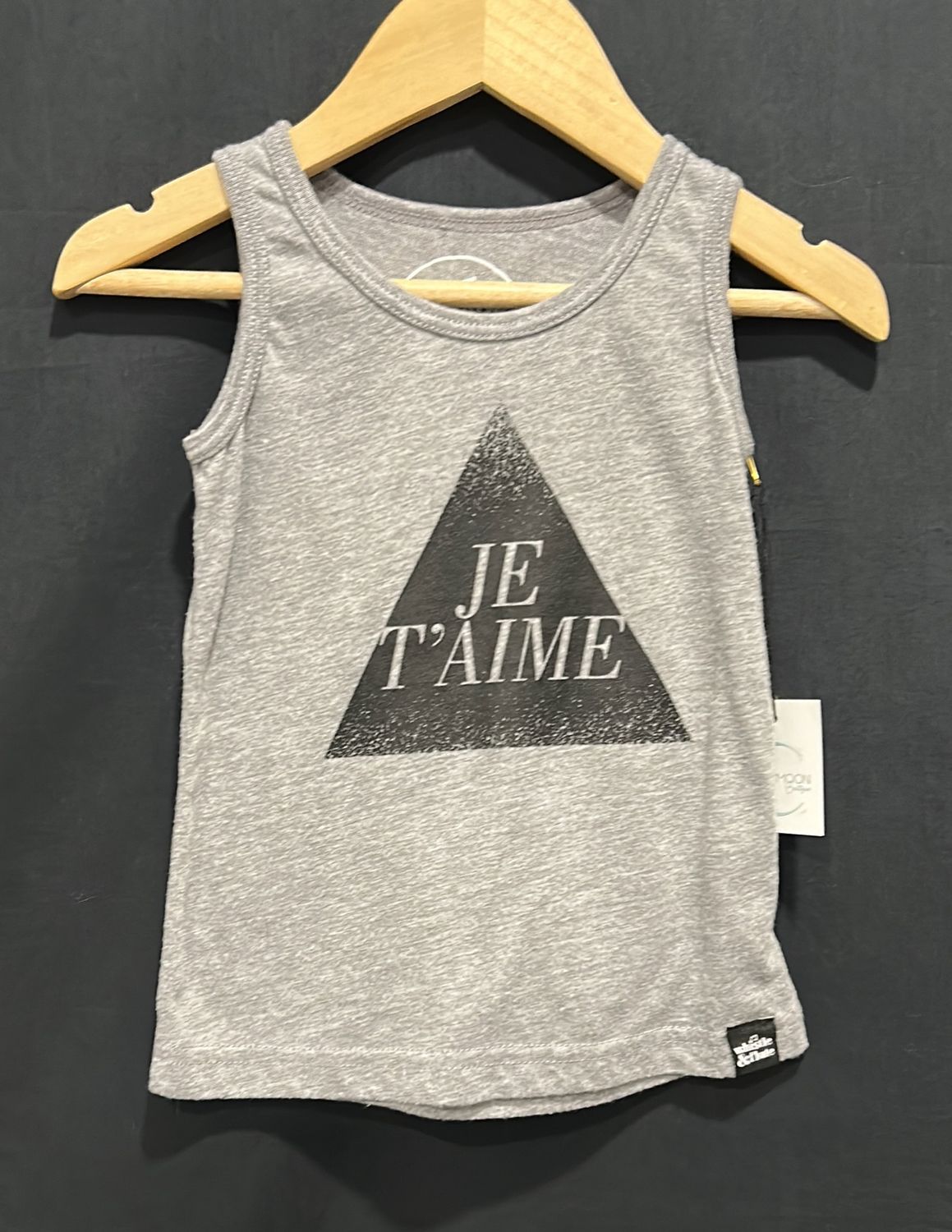 1-2Y Whistle &amp; Flute Je Taime Tank