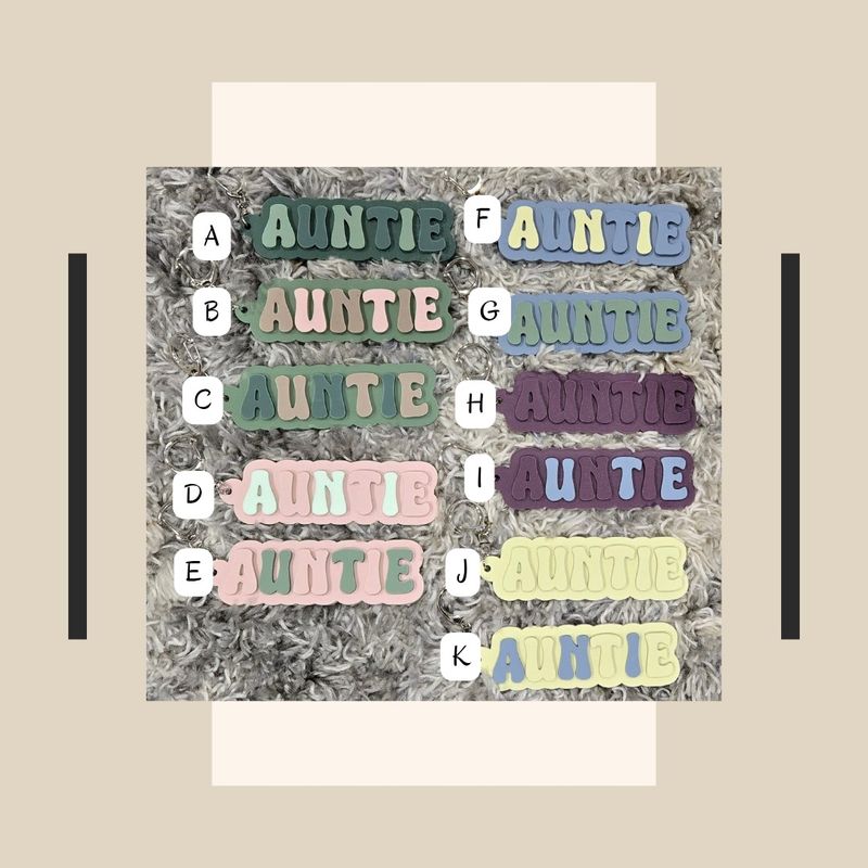 Auntie Keychain