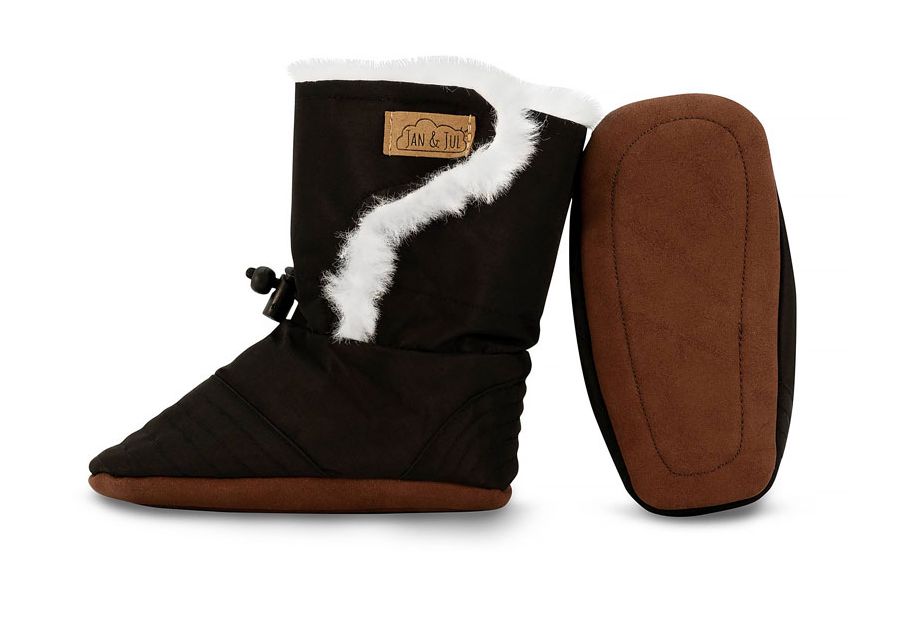 Stay-Put Winter Booties, Colour: Black, Size: S