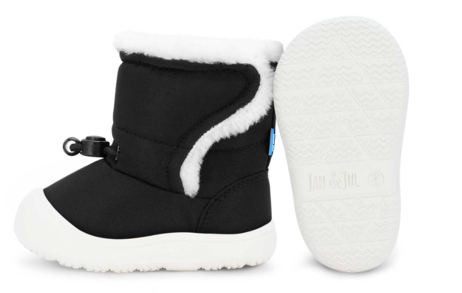 Baby Winter Boots, Colour: Black, Size: 4