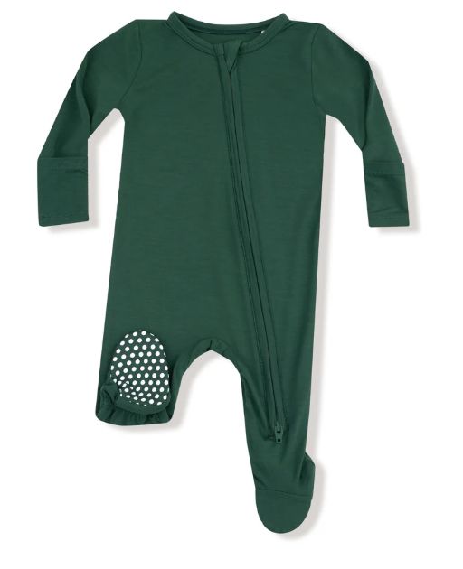 Hunter Green Footie