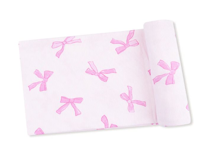 Pretty Bows Swaddle Blanket