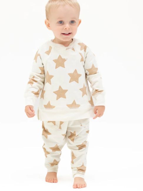 Stars Raglan Sweashirt &amp; Jogger Set