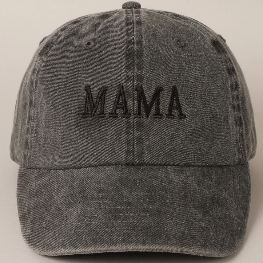 MAMA Baseball Cap Black