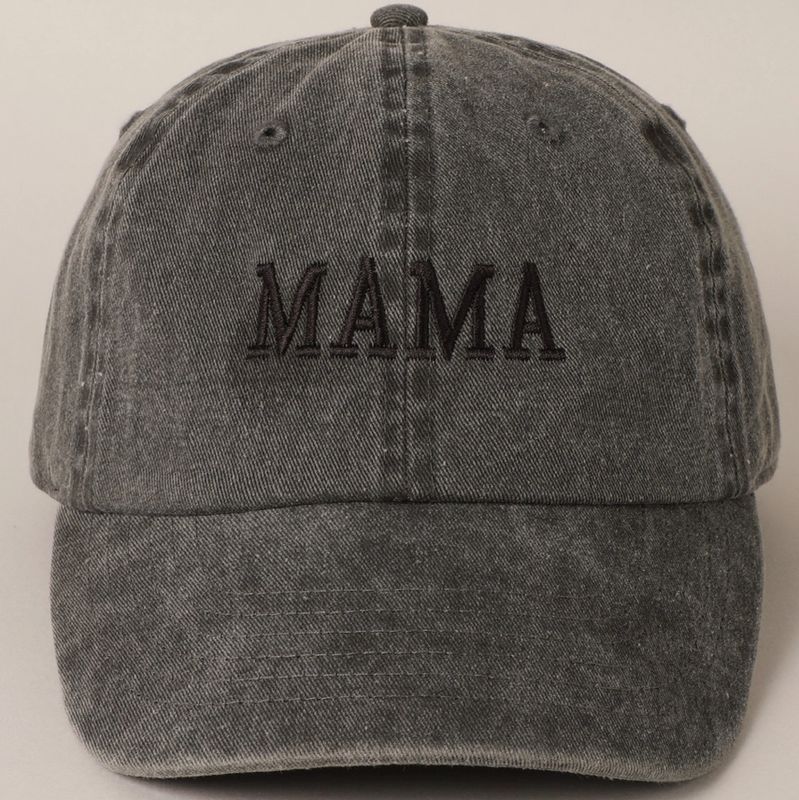 MAMA Baseball Cap Black