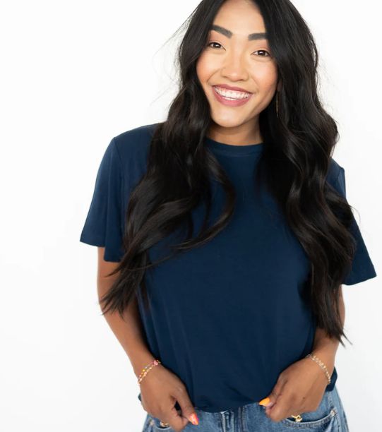 Ploom Adult Boyfriend Tee Navy