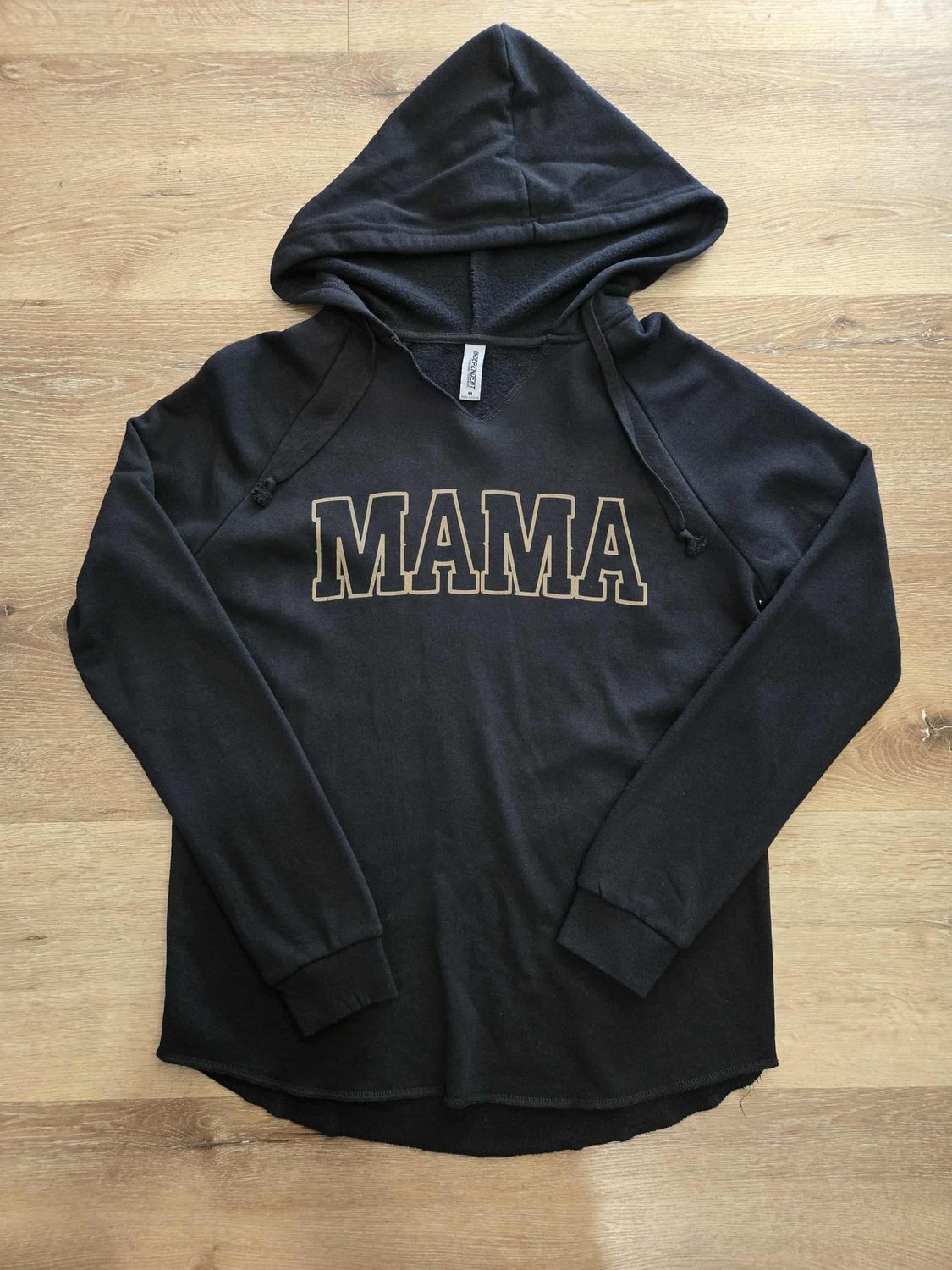 Black MAMA Hooded Sweatshirt