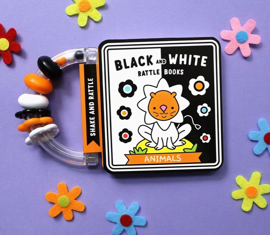 Black &amp; White Rattle Book