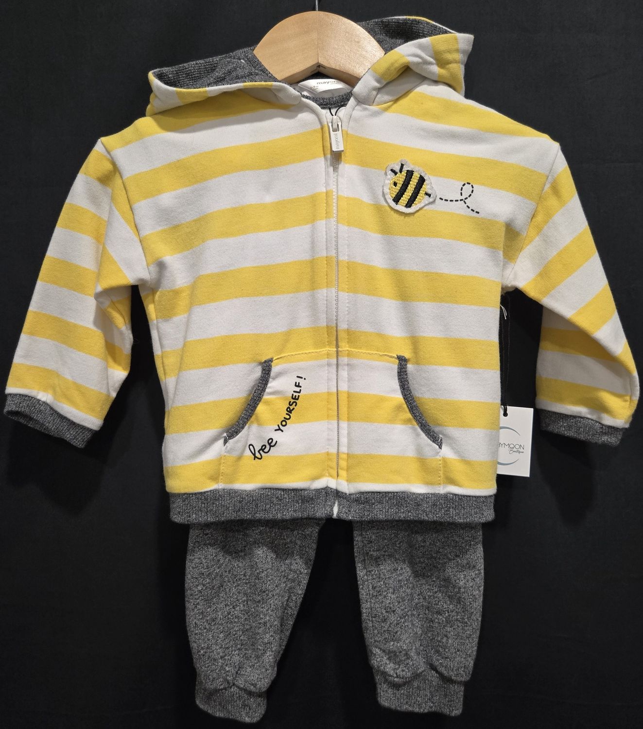 6-9m Mayoral 3pc Bee Set