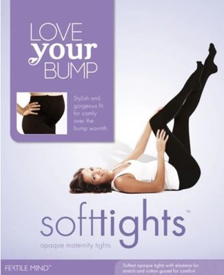 Footed Maternity Tights