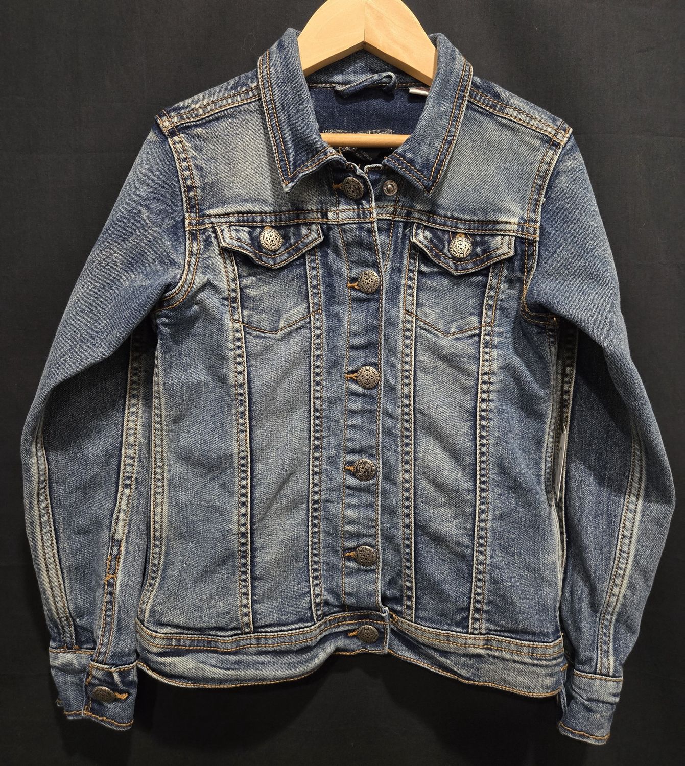 6T Silver Jean Jacket