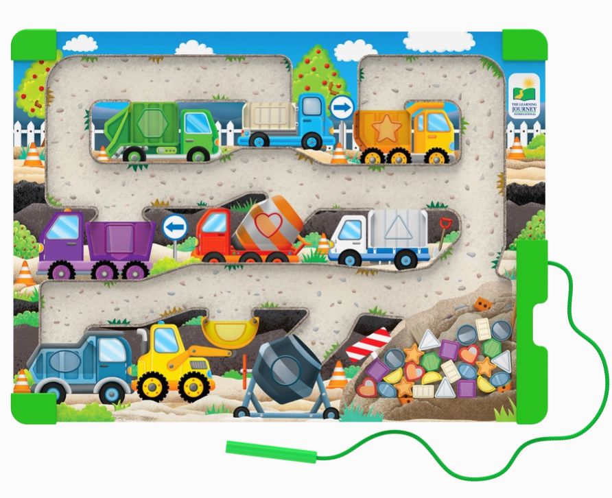 Sort &amp; Learn Trucks Puzzle