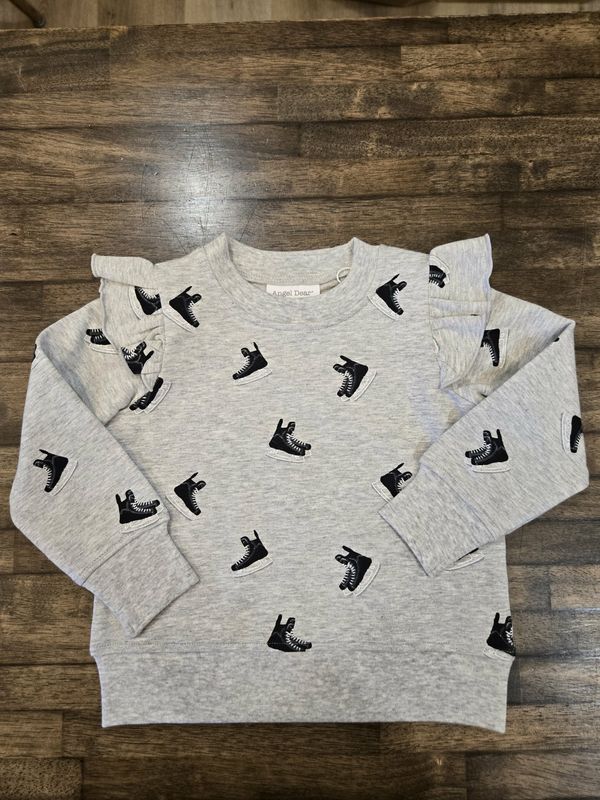 Hockey Ruffle Sweatshirt