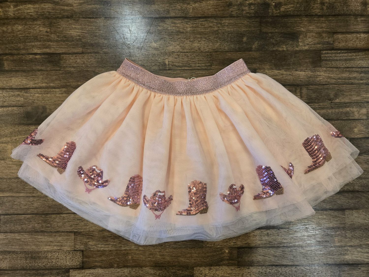 Pink Boot Tutu Skirt