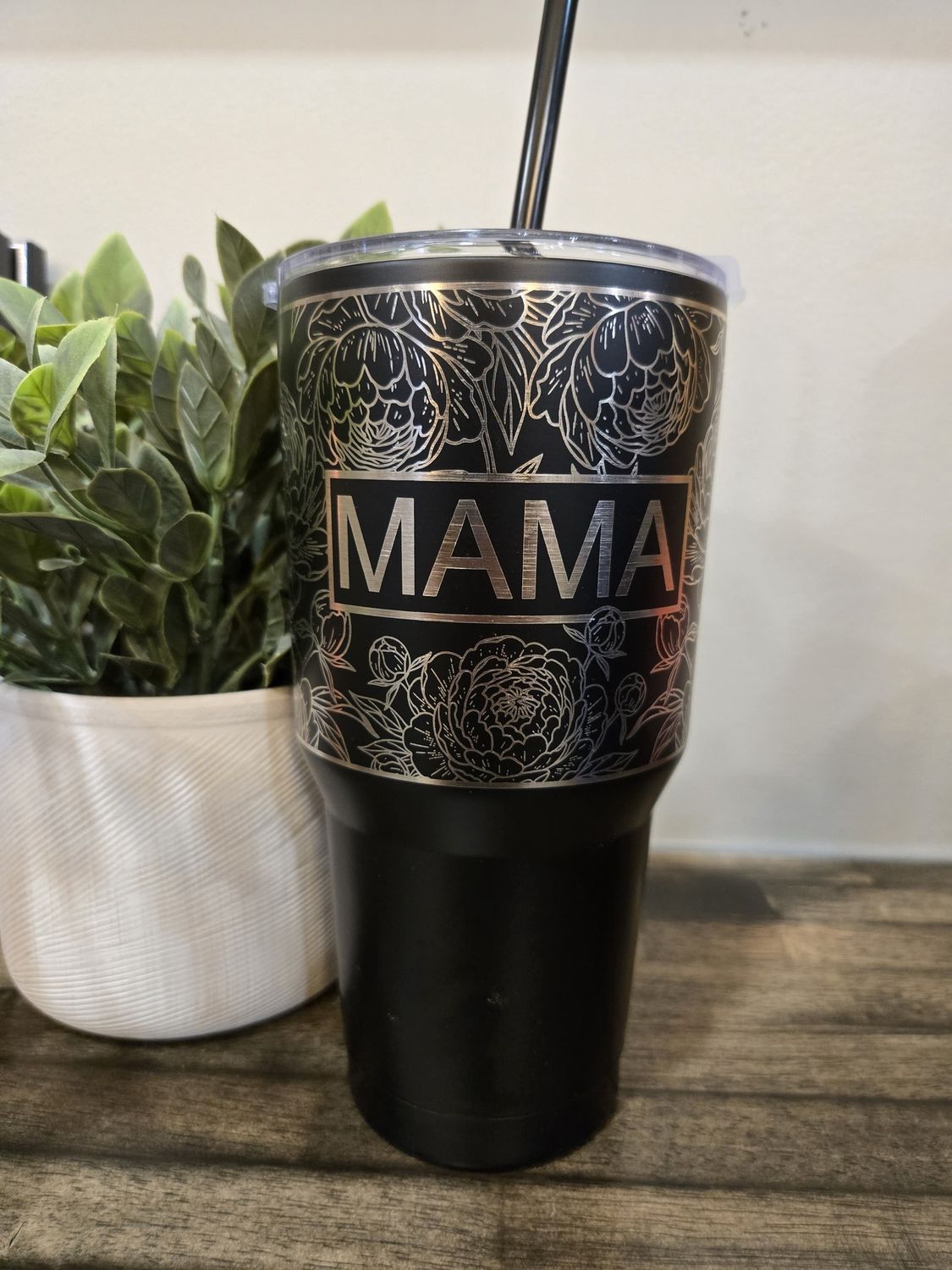 Mama Tumbler 32oz Black