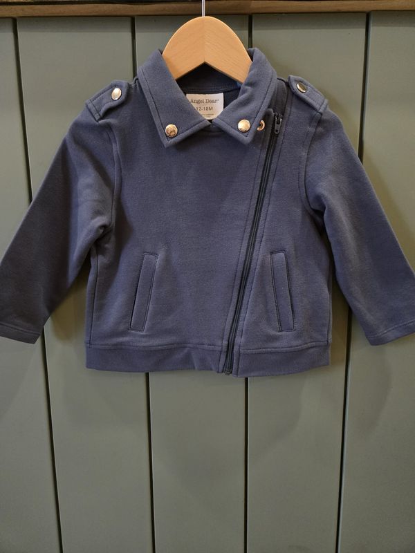 Vintage Indigo Motorcycle Jacket