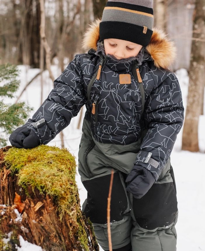 One Piece Toddler Snowsuit- Animals
