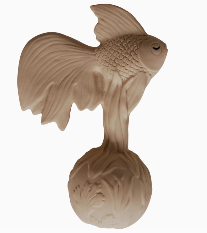 Goldfish Rattle- Beige